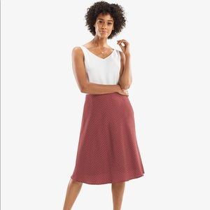 MM LaFleur Suffolk Skirt Royal Checker Ruby / Ivory 8